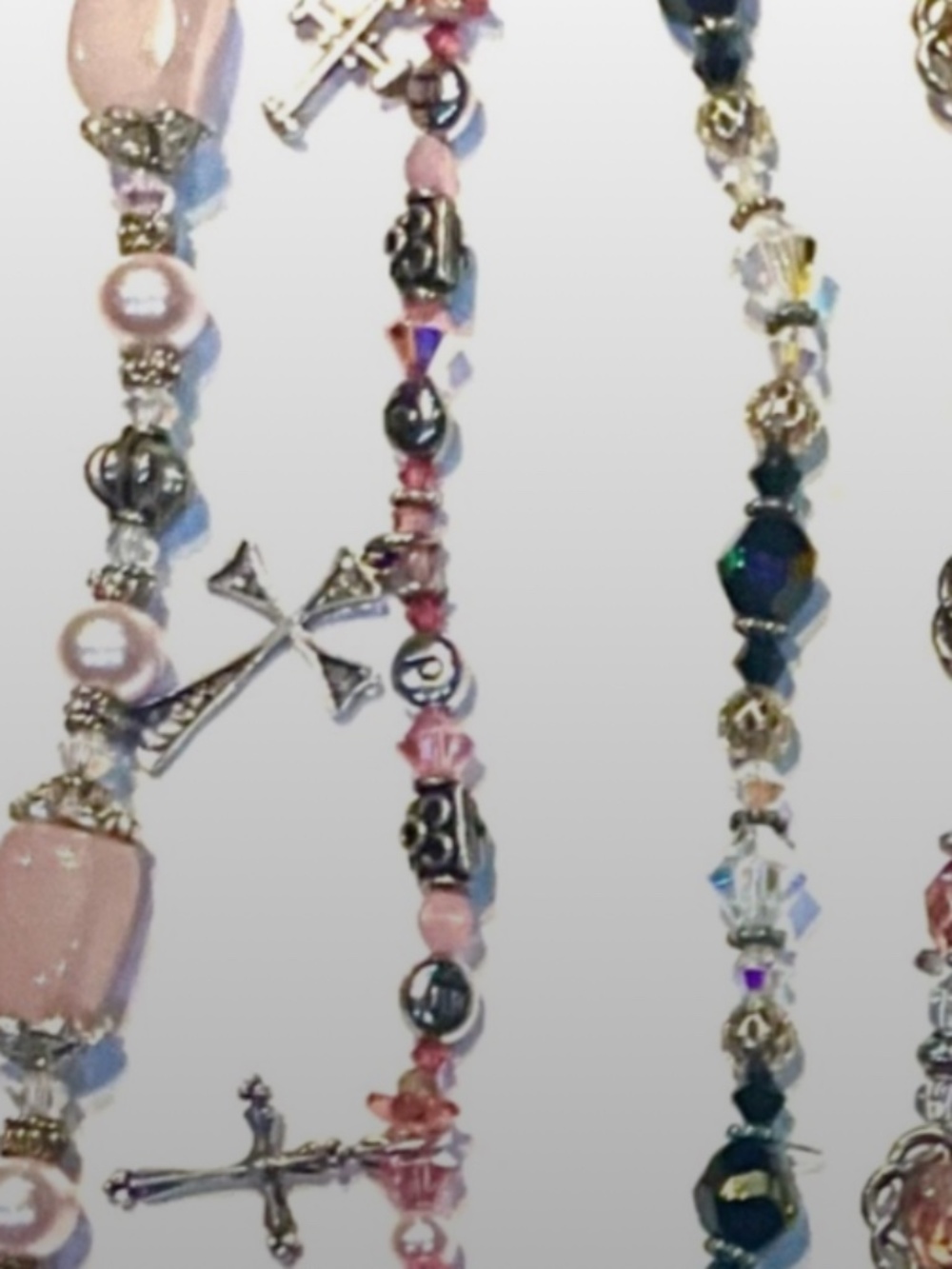 Wholesale Jewelry: 4 Custom Bracelets-Swarovski, Crystals, Gems, Silver,more NWT - Picture 4 of 5